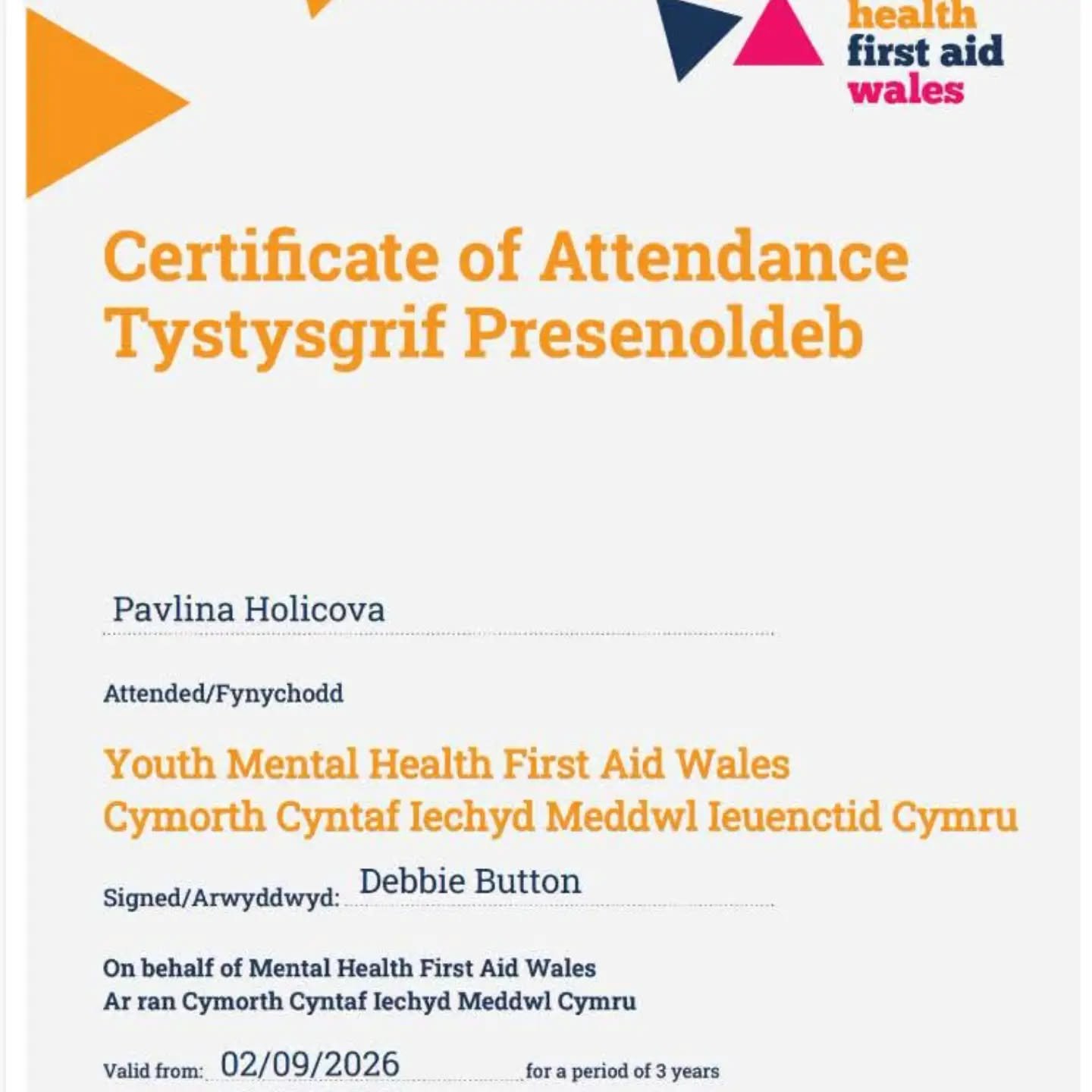 Mental illnesses often start in adolescence or early adulthood and it is important to detect problems early to ensure the young person is properly treated and supported.

This Mental Health First Aid Wales's YMHFA course teaches adults how to assist adolescents who are developing any of the following mental health problems, experiencing a worsening of an existing mental health problem or in a mental health crisis:

⭕️ Developing mental health problems:

• Depression

• Anxiety problems

• Eating disorders

• Psychosis

• Substance use problems

⭕️ Mental health crises:

• Suicidal thoughts and behaviours

• Non-suicidal self-injury

• Panic attacks

• Traumatic events

• Severe psychotic states

• Severe effects from alcohol or other drug use

• Aggressive behaviours

#youthmentalhealth #MHFA #mhfawales #mentalillness #mentalhealthcrisis